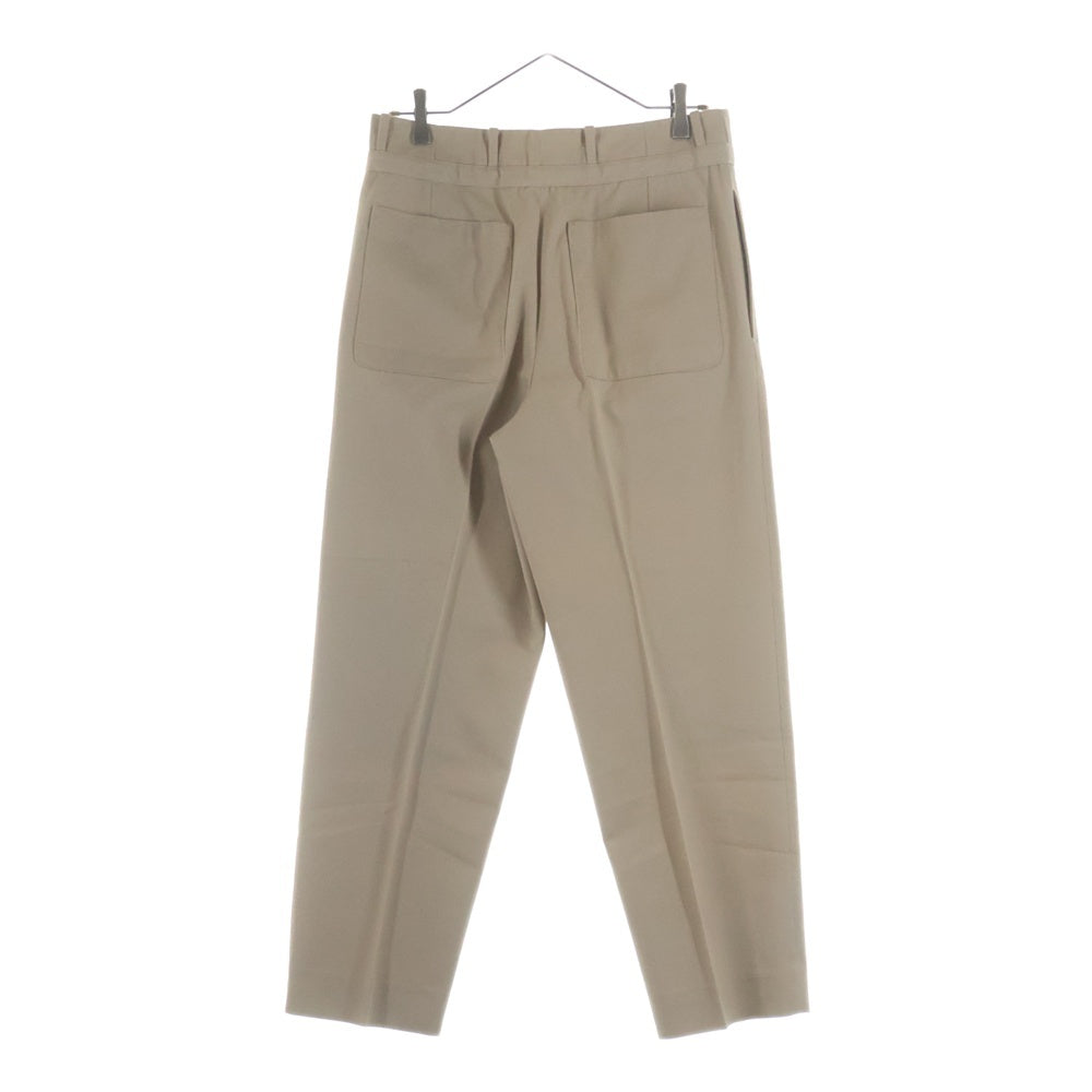 AMI Alexandre Mattiussi(アミアレクサンドルマテュッシ) Cotton Twill Carrot Pants A20HT010 コットン ツイル キャロット トラウザー ベージュ