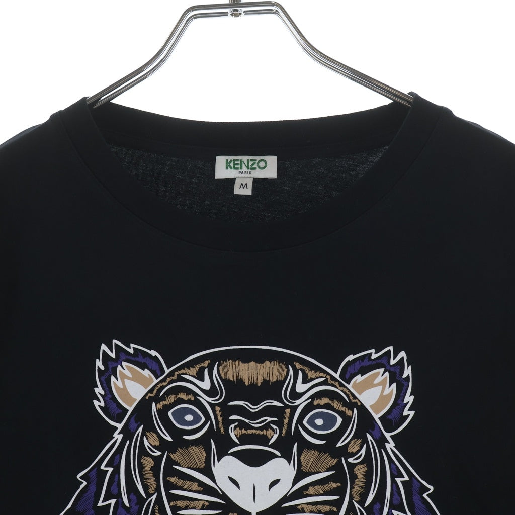 KENZO(ケンゾー) GRADIENT TIGER T-SHIRT タイガープリント半袖Tシャツ カットソー ブラック