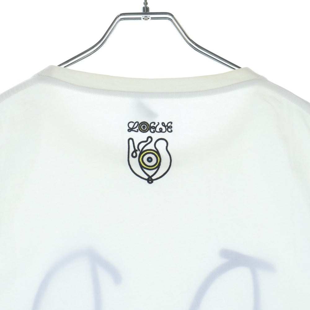 LOEWE(ロエベ) Face Print TEE H664Y22J12 プリント Tシャツ 半袖カットソー ホワイト