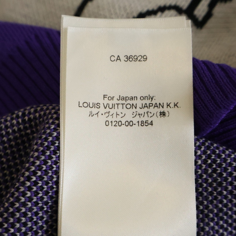 LOUIS VUITTON(ルイヴィトン) 22AW スタジオジャガードニット パープル RM222 ZLL HNN93W