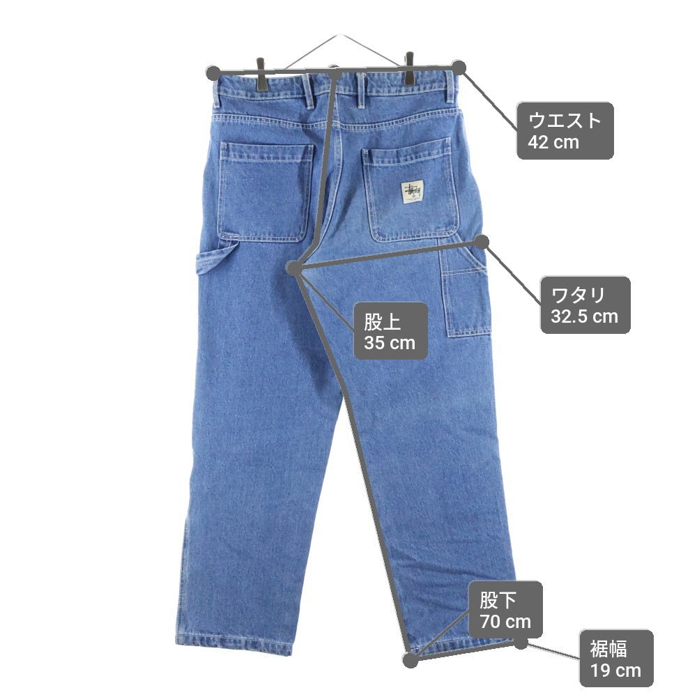 STUSSY(ステューシー) Painter Denim Pants 116433 ペインター デニム パンツ インディゴ
