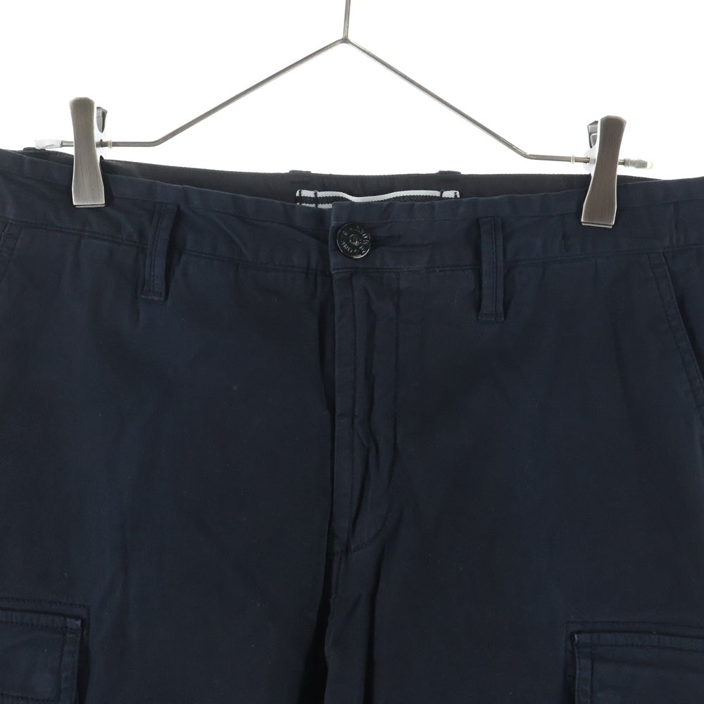 STONE ISLAND(ストーンアイランド) Cotton Cargo Pants 691531310 コットン カーゴ パンツ ブラック