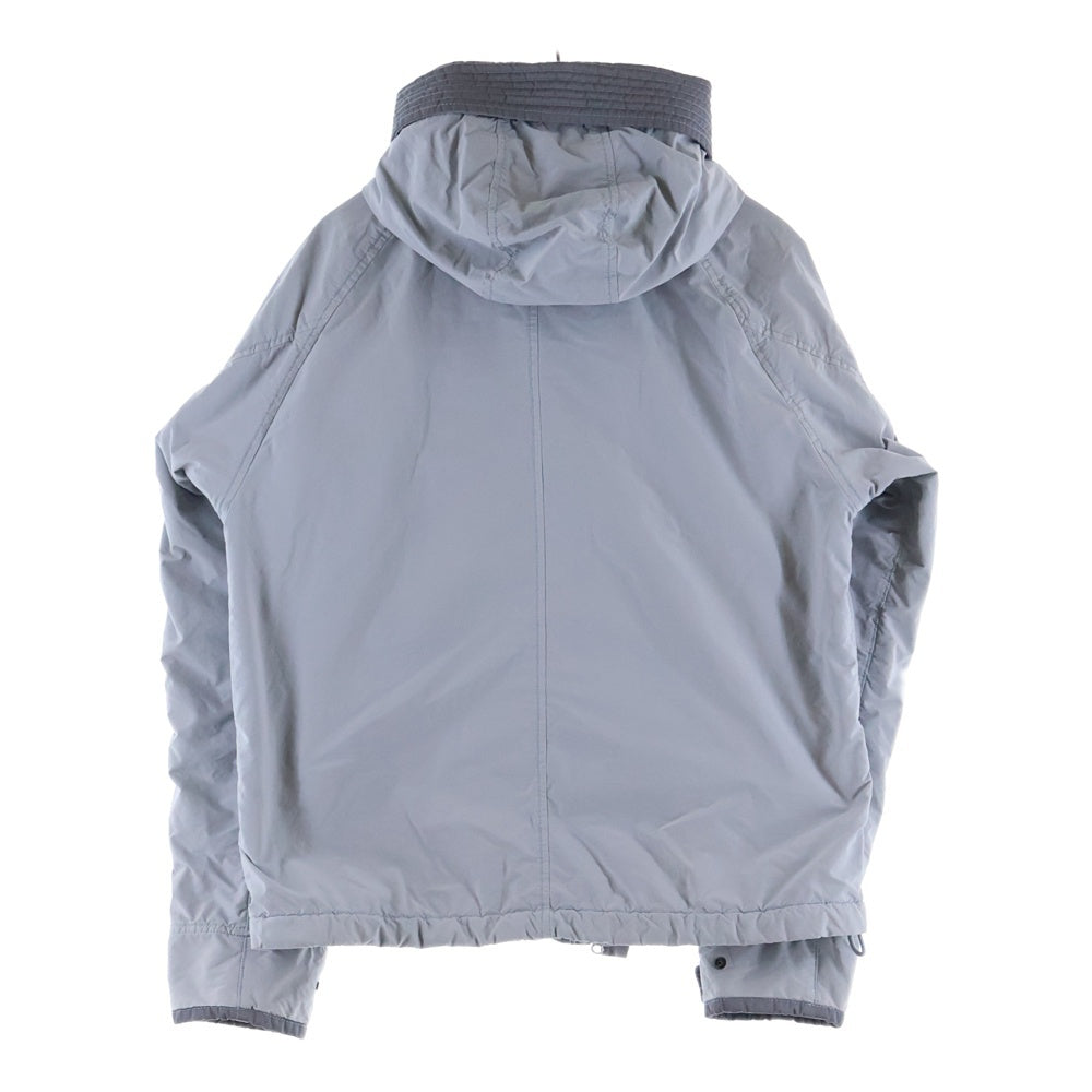 STONE ISLAND(ストーンアイランド) DAVID LIGHT-TC WITH MICROPILE 751541231 ナイロン フーディー ジャケット グレー