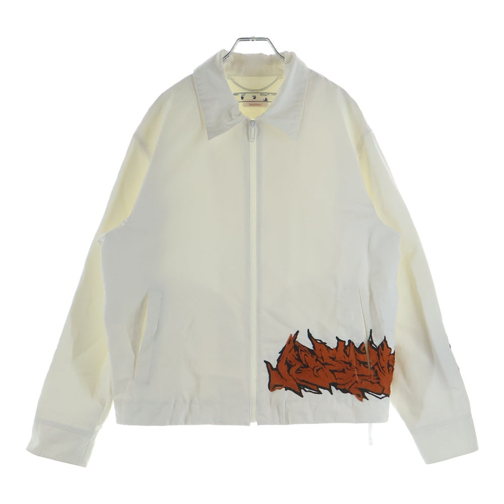 OFF-WHITE(オフホワイト) 22SS Neen Harrington Jacket OMEA313S22FAB001 ニーンハリントンジャケット ホワイト