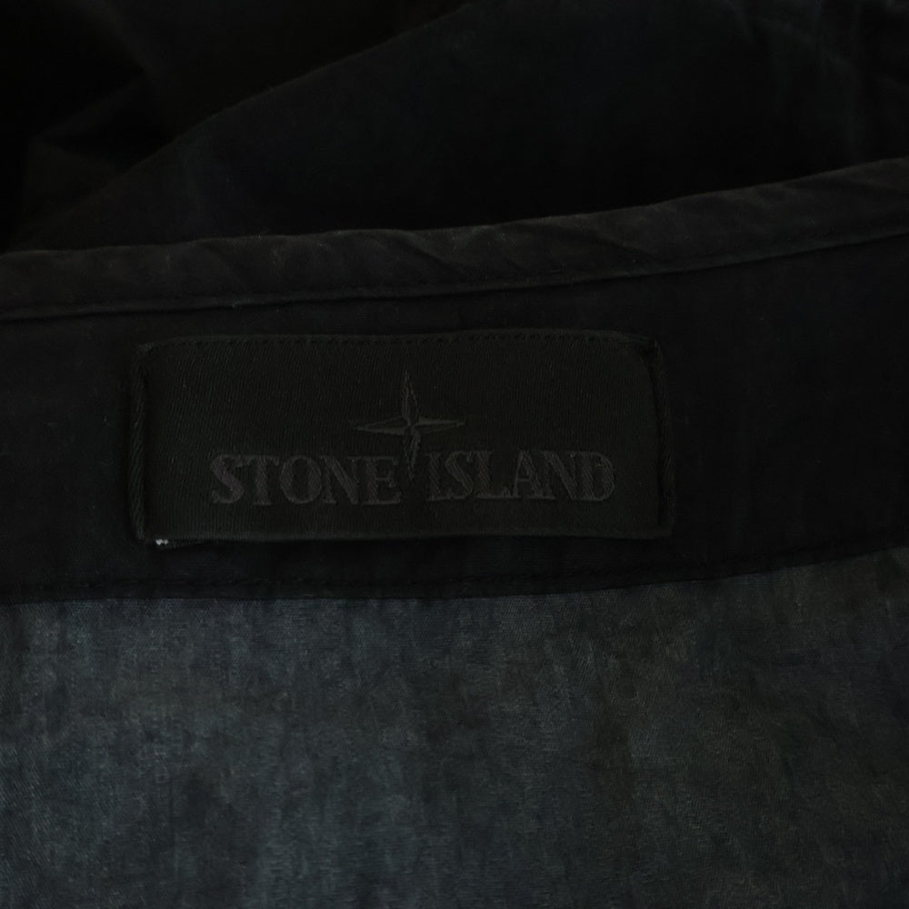 STONE ISLAND(ストーンアイランド) GHOST PIECE 50 Fili Resinata Jacket ナイロンジャケット ブラック 7015406F1
