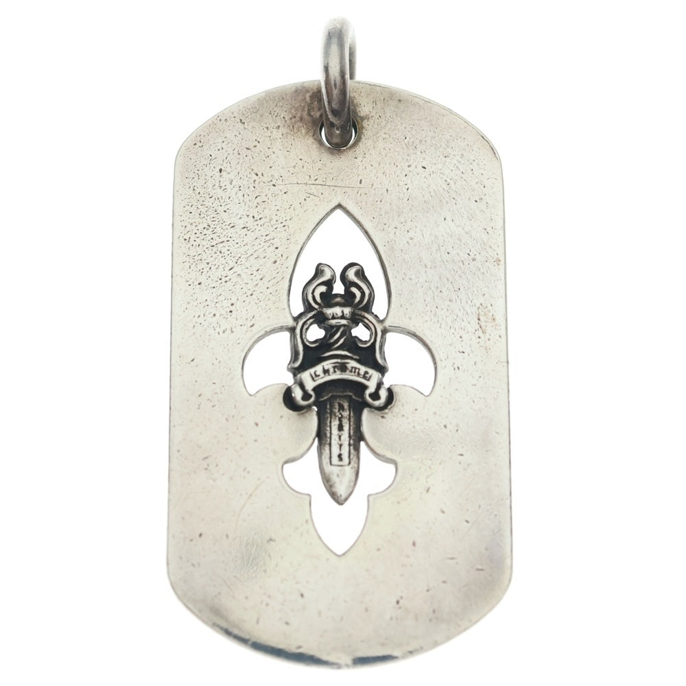 CHROME HEARTS(クロムハーツ) D TAG LRG FLE DAG フレアダガードッグタグ ラージドッグタグネックレストップ