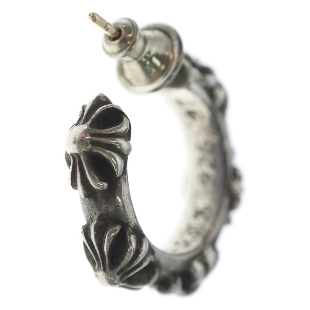 CHROME HEARTS(クロムハーツ) HOOP CROSS クロスバンド フープピアス シルバー BCA100