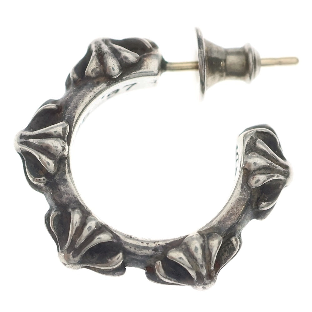 CHROME HEARTS(クロムハーツ) HOOP CROSS クロスバンド フープピアス シルバー BCA100
