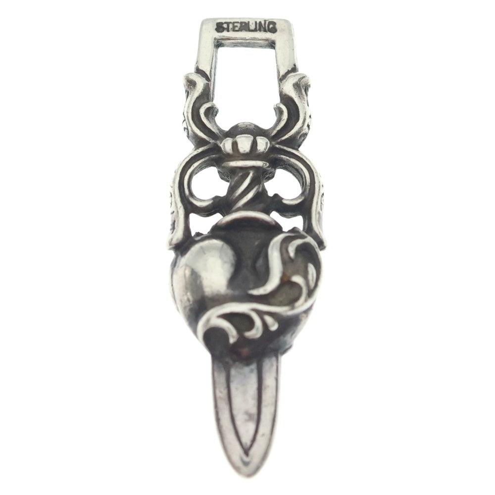 CHROME HEARTS(クロムハーツ) DAGGER HEART ダガーハート ペンダントトップ シルバー BCA243