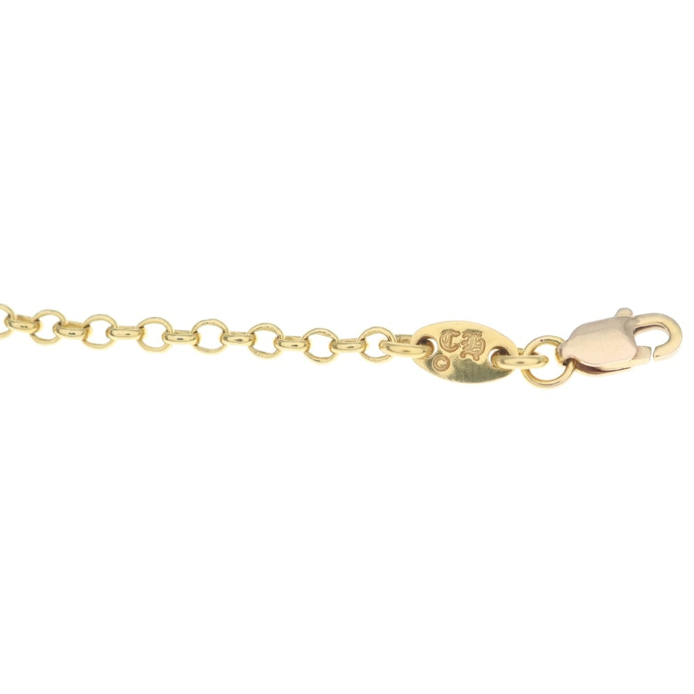 CHROME HEARTS(クロムハーツ) 22K NECKCHAIN R16 ロールチェーンネックレス 16inch ゴールド