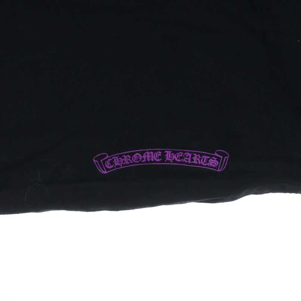CHROME HEARTS(クロムハーツ) CH T-SHRT 1 ネックロゴTシャツ パープル/ブラック
