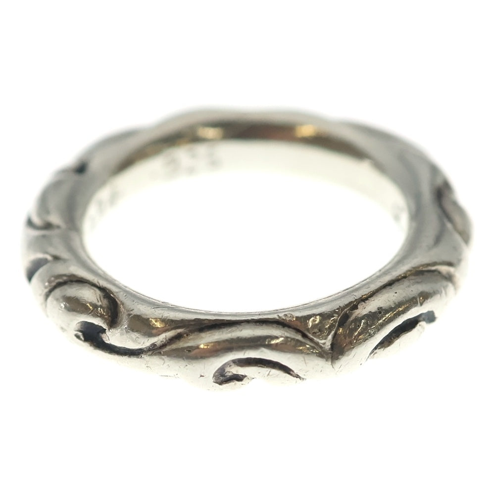 CHROME HEARTS(クロムハーツ) SCRL BAND スクロールバンド リング シルバー BCA351