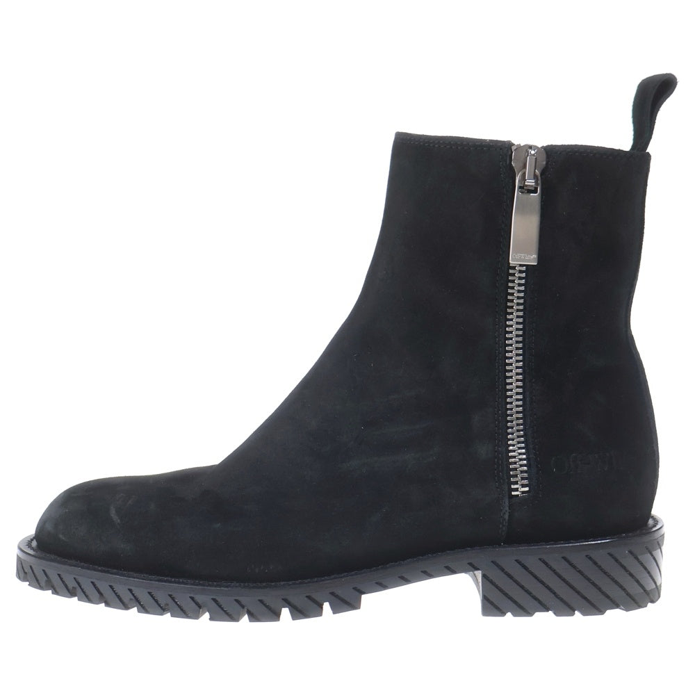 OFF-WHITE(オフホワイト) Military Suede Ankle Boot スウェード