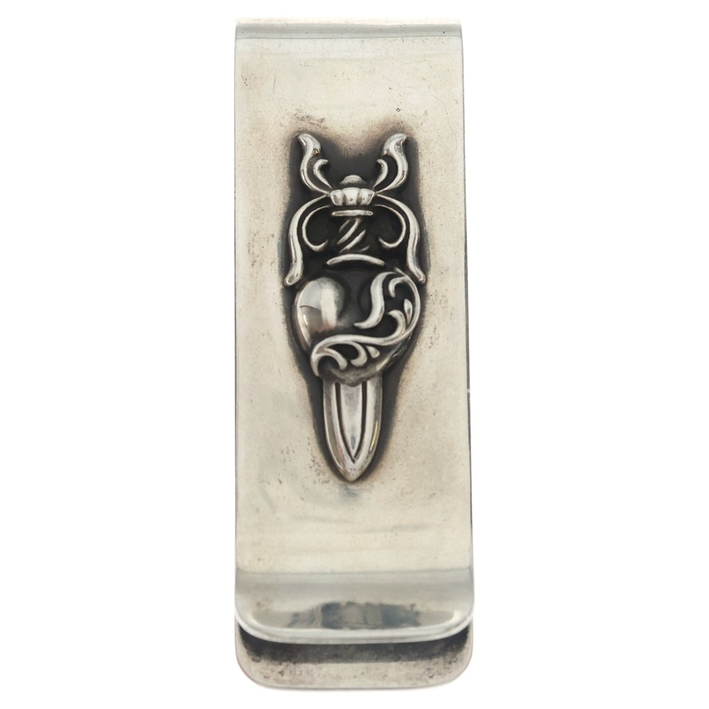 CHROME HEARTS(クロムハーツ) MNY CLIP SM ダガーハートモチーフマネークリップ シルバー