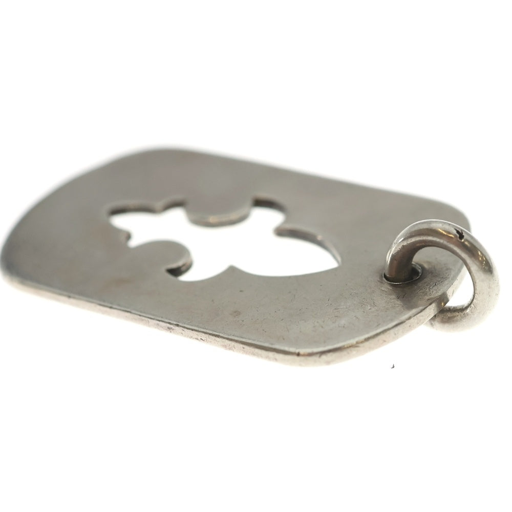 CHROME HEARTS(クロムハーツ) D TAG LRG CO CRS カットアウトフレア ラージ ドッグタグ ネックレストップ シルバー