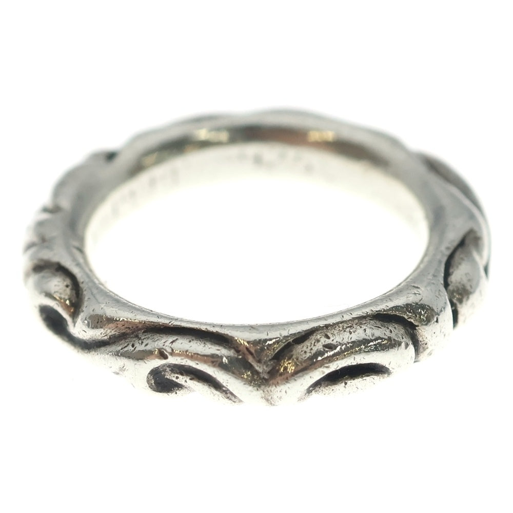 CHROME HEARTS(クロムハーツ) SCRL BAND スクロールバンド リング シルバー BCA351