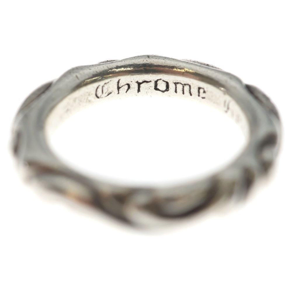 CHROME HEARTS(クロムハーツ) SCRL BAND スクロールバンド リング シルバー BCA351