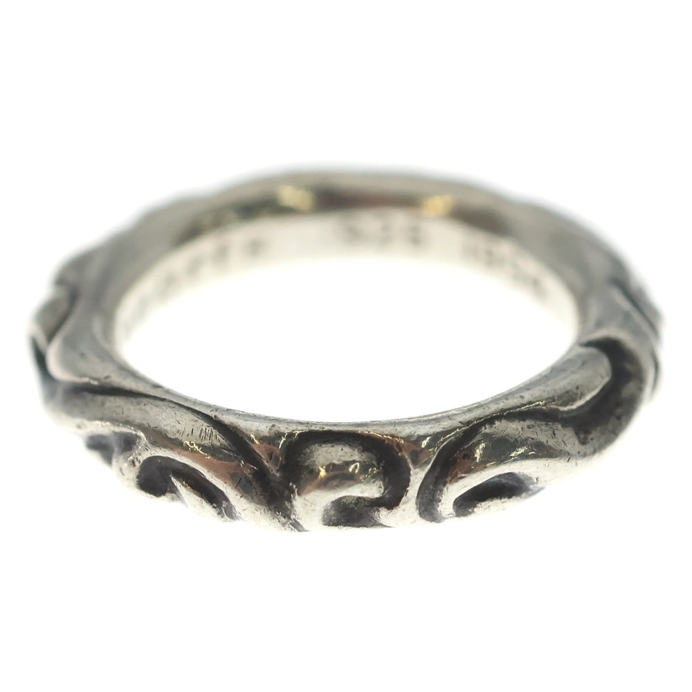CHROME HEARTS(クロムハーツ) SCRL BAND スクロールバンド リング シルバー BCA351