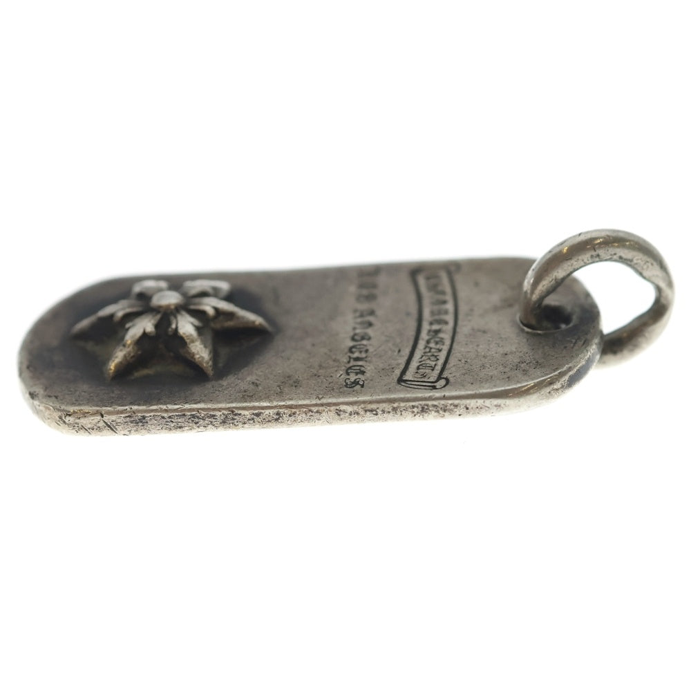 CHROME HEARTS(クロムハーツ) RAISED STAR DOGTAG レイズドスタードッグタグ LA限定 シルバーネックレストップ