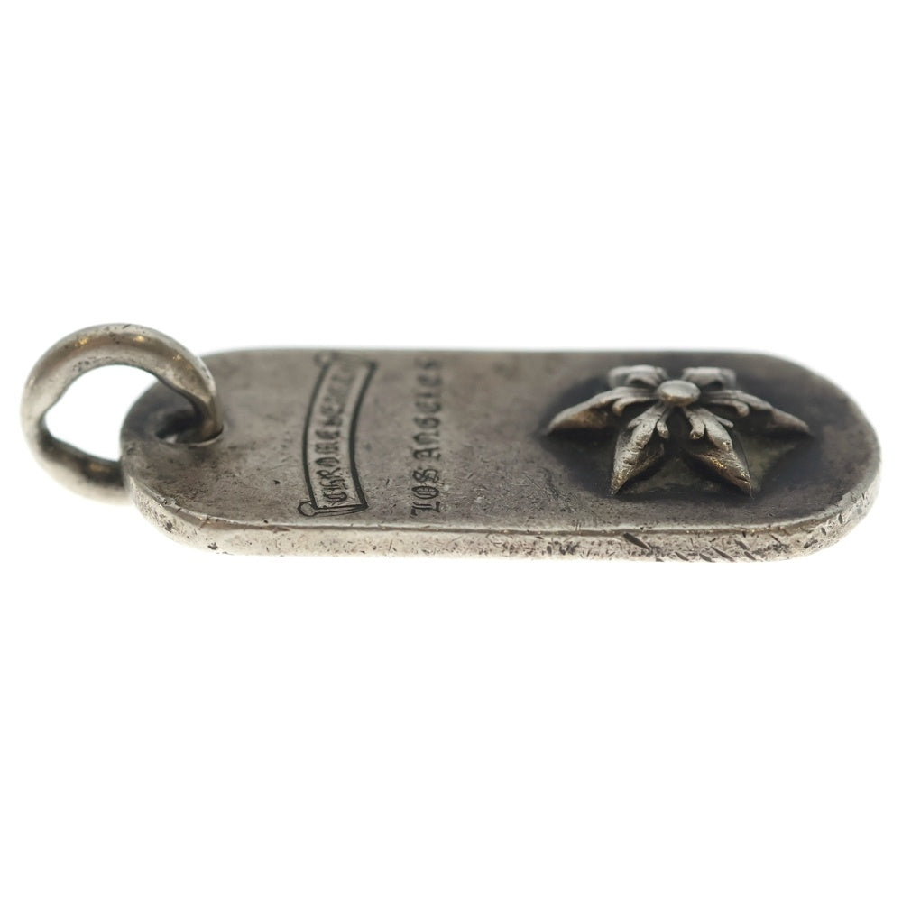 CHROME HEARTS(クロムハーツ) RAISED STAR DOGTAG レイズドスタードッグタグ LA限定 シルバーネックレストップ