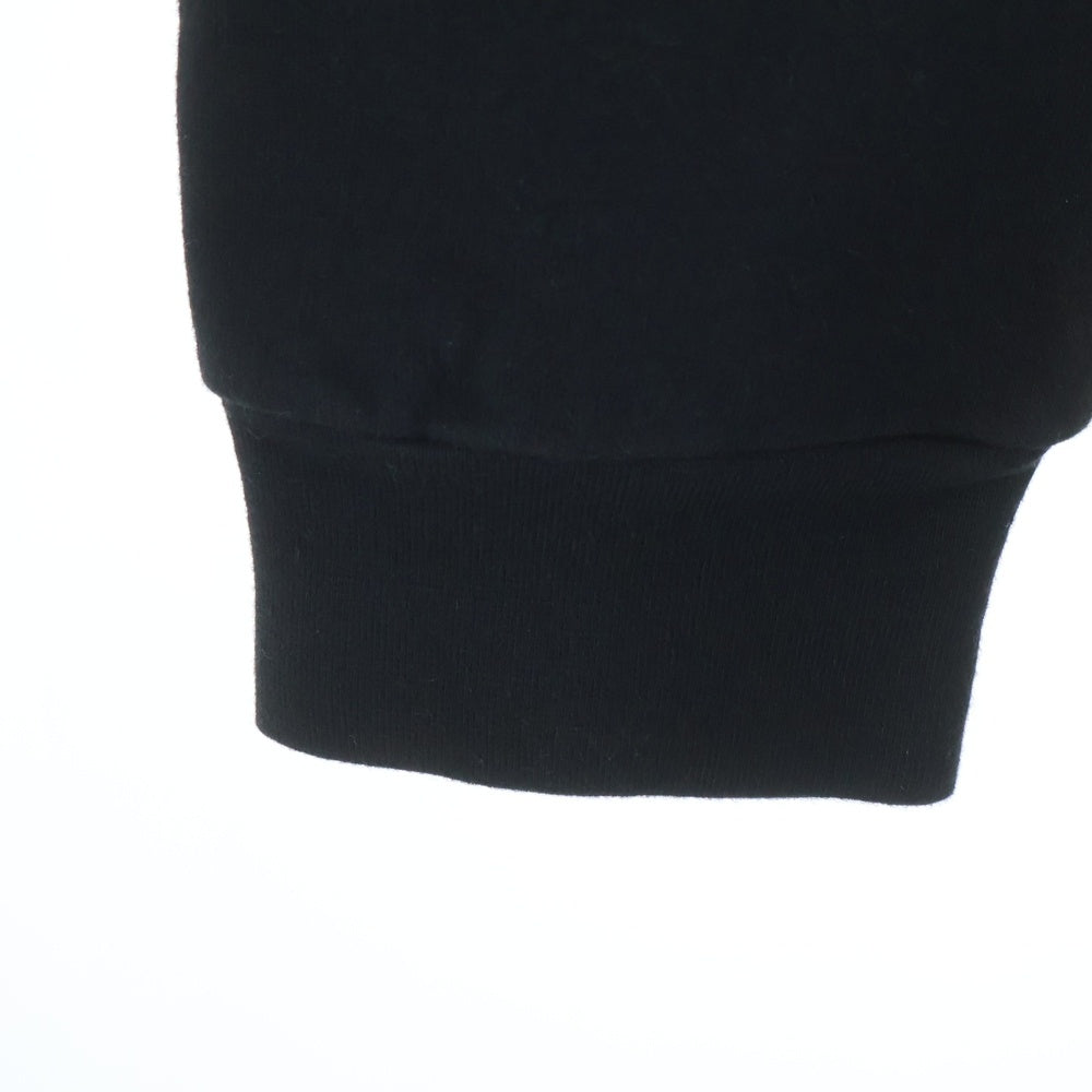 CHROME HEARTS(クロムハーツ) SWTSHRT PLVR 袖ロゴプリントダガージップアップパーカー ブラック