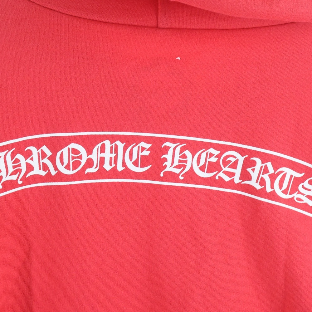 CHROME HEARTS(クロムハーツ) SWTSHRT PLV 英字プリントパーカー レッド