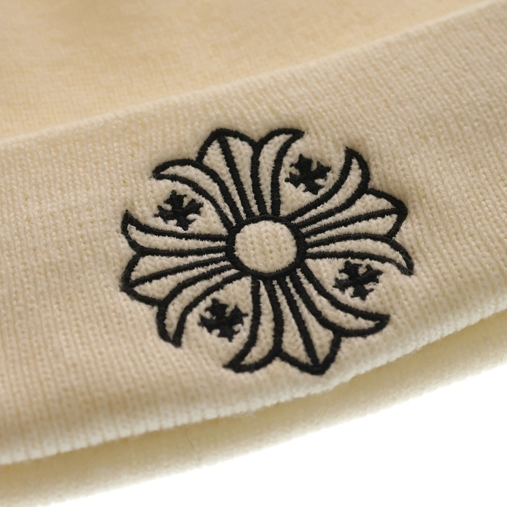 CHROME HEARTS(クロムハーツ) WATCH CAP ワッチキャップ CHプラスビーニーキャップ帽子 ホワイト