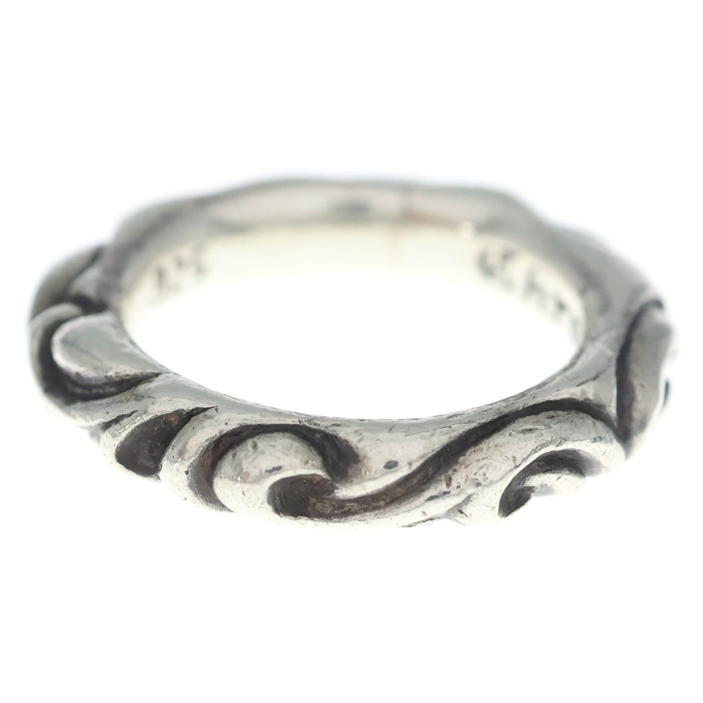 CHROME HEARTS(クロムハーツ) SCRL BAND スクロールバンド リング シルバー BCA351 サイズ調整有
