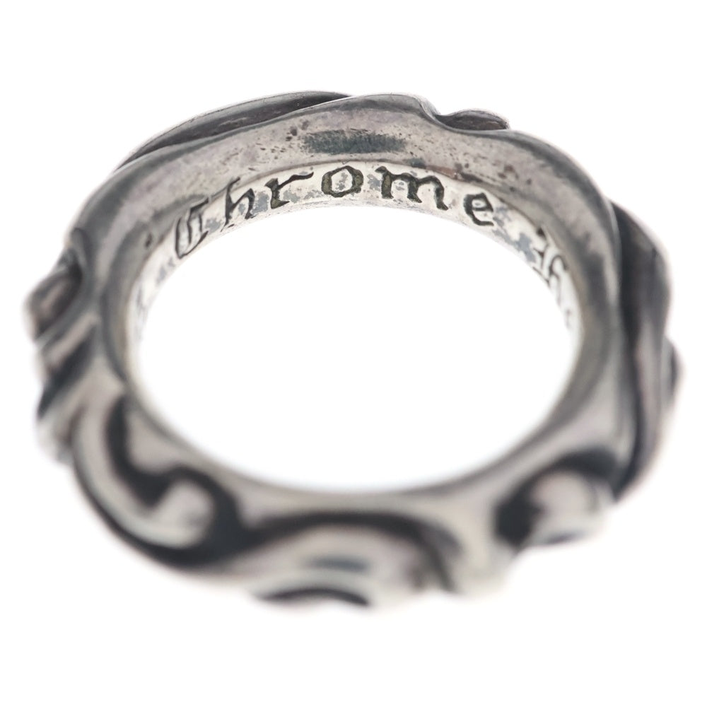 CHROME HEARTS(クロムハーツ) SCRL BAND スクロールバンド リング シルバー BCA351