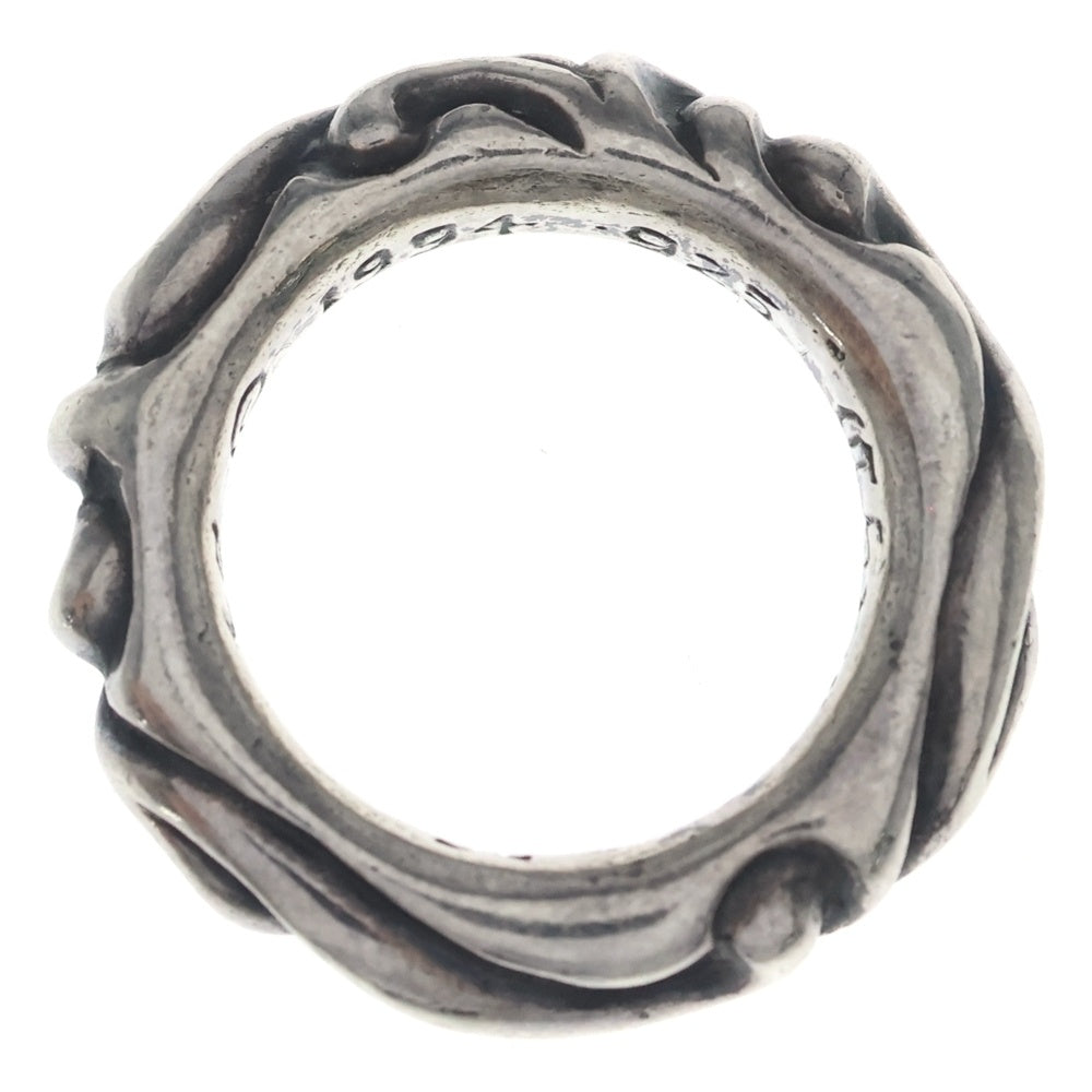 CHROME HEARTS(クロムハーツ) SCRL BAND スクロールバンド リング シルバー BCA351