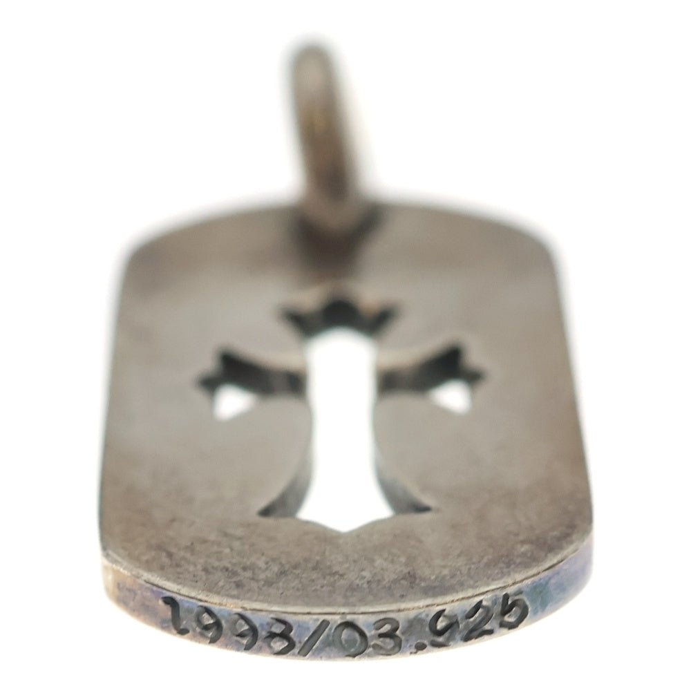 CHROME HEARTS(クロムハーツ) D TAG SML CO CRS カットアウトクロスドッグタグ スモールドッグタグネックレストップ