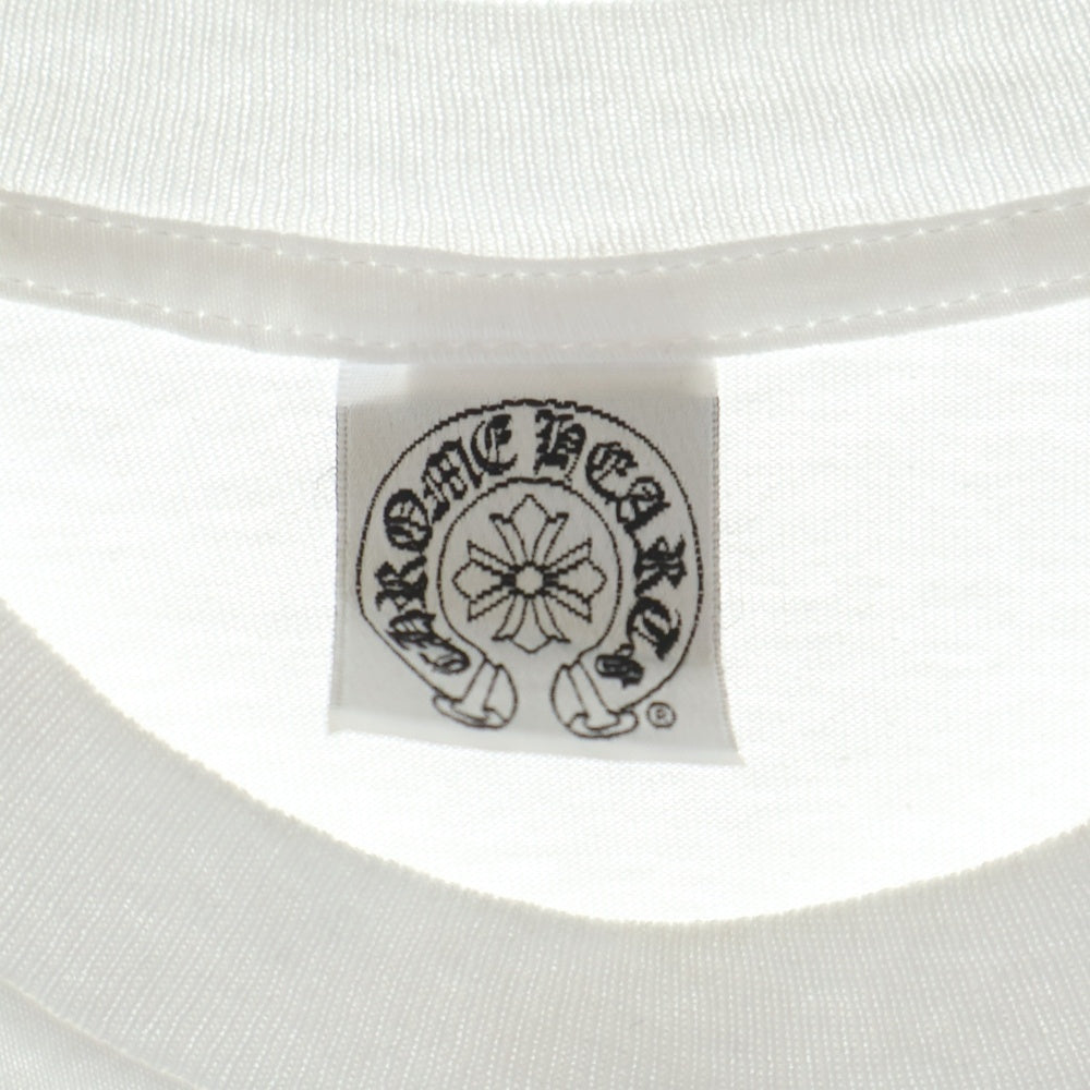 CHROME HEARTS(クロムハーツ) OLD FLORAL オールド ホースシューフローラルクロス プリント半袖Tシャツ カットソー ホワイト