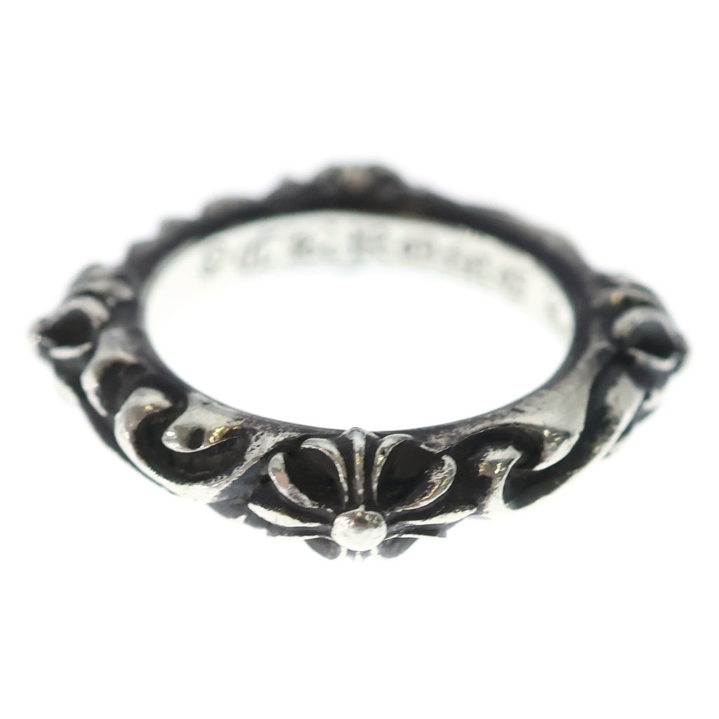 CHROME HEARTS(クロムハーツ) CROSS BAND クロスバンド リング シルバー BCA342 レディース