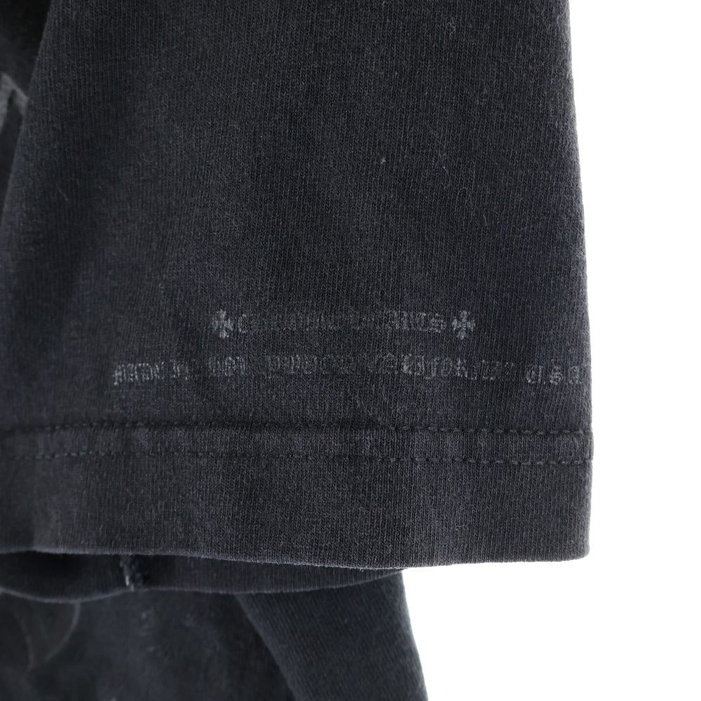CHROME HEARTS(クロムハーツ) OLD MADE IN HOLLYWOOD CHプラスロゴ ポケット半袖Tシャツ ブラック