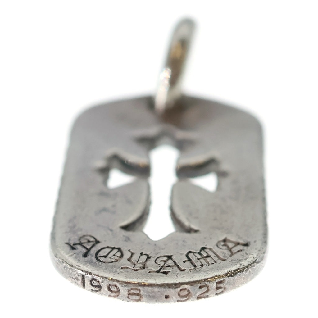 CHROME HEARTS(クロムハーツ) D TAG SML CO CRS カットアウトクロスドッグタグ スモール 青山限定 モデル ドッグタグネックレストップ