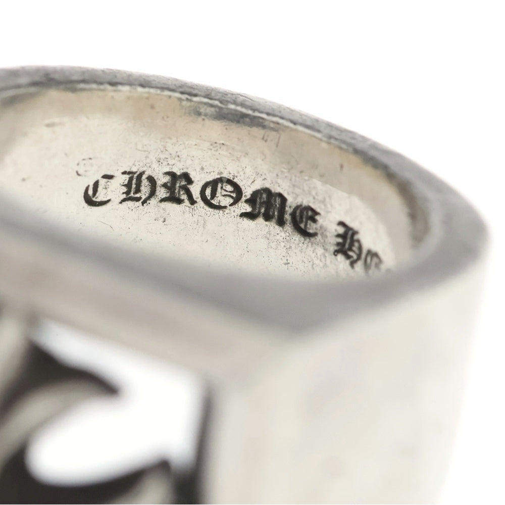 CHROME HEARTS(クロムハーツ) LETTER BLOCK レターブロックCHプラス リング シルバー
