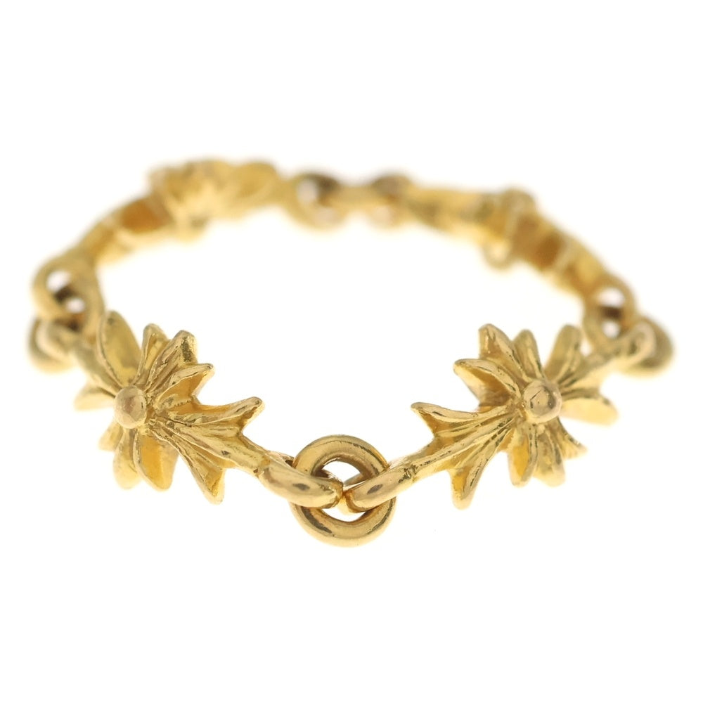 CHROME HEARTS(クロムハーツ) 22K RING TNY E CH PLS タイニーECHプラス ゴールドリング