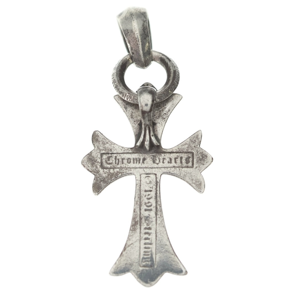 CHROME HEARTS(クロムハーツ) CH CRS SML W/BALE Wベイル スモールCHクロス ペンダントトップ シルバー BCA218