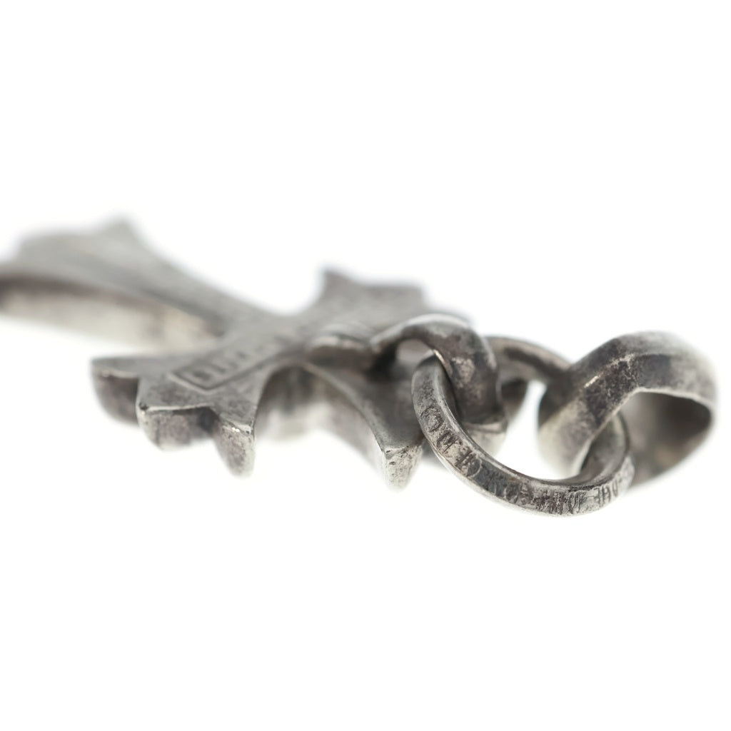 CHROME HEARTS(クロムハーツ) CH CRS SML W/BALE Wベイル スモールCHクロス ペンダントトップ シルバー BCA218