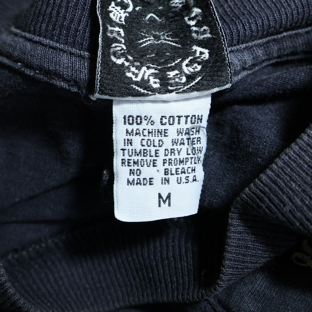 CHROME HEARTS(クロムハーツ) OLD CH L/S T-SHIRT オールド スクロールプリント 長袖Tシャツ ロンT ブラック
