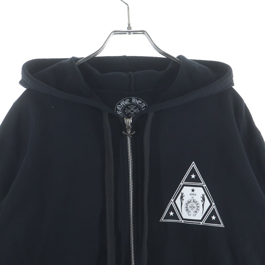CHROME HEARTS(クロムハーツ) SWTSHRT HD ZIP FOTI フォティバックプリントジップアップパーカー
