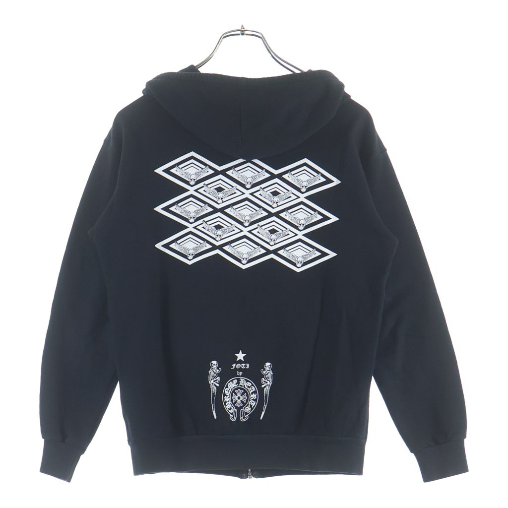 CHROME HEARTS(クロムハーツ) SWTSHRT HD ZIP FOTI フォティバックプリントジップアップパーカー