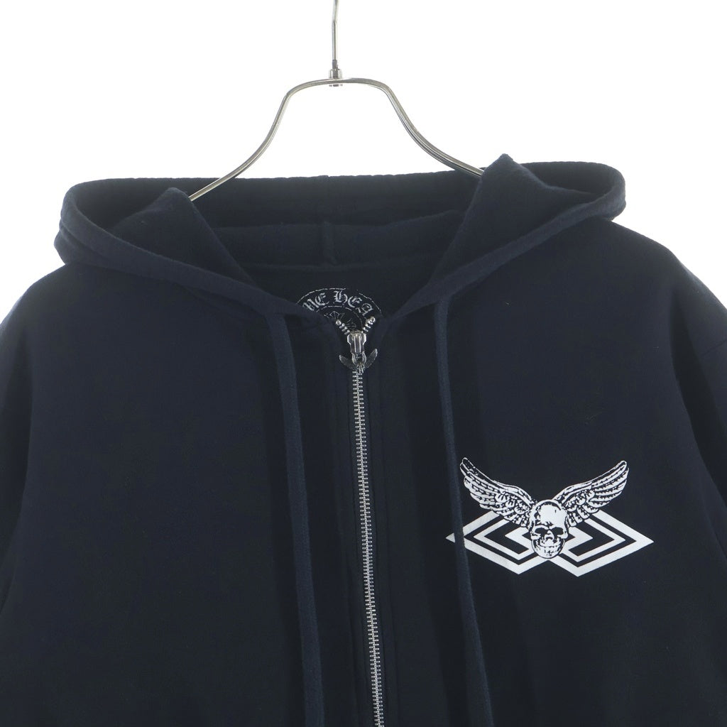 CHROME HEARTS(クロムハーツ) SWTSHRT HD ZIP FOTI フォティバックプリントジップアップパーカー