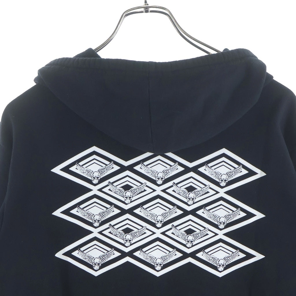 CHROME HEARTS(クロムハーツ) SWTSHRT HD ZIP FOTI フォティバックプリントジップアップパーカー