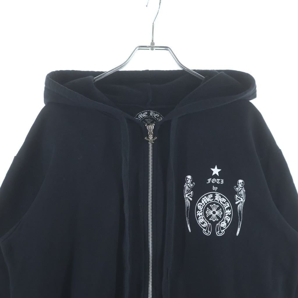 CHROME HEARTS(クロムハーツ) SWTSHRT HD ZIP FOTI フォティバックプリントジップアップパーカー