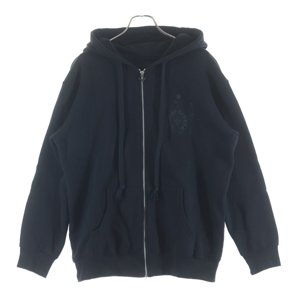 CHROME HEARTS(クロムハーツ) THRML HD ZIP 裏地サーマルジップ バックフォティプリントジップアップパーカー