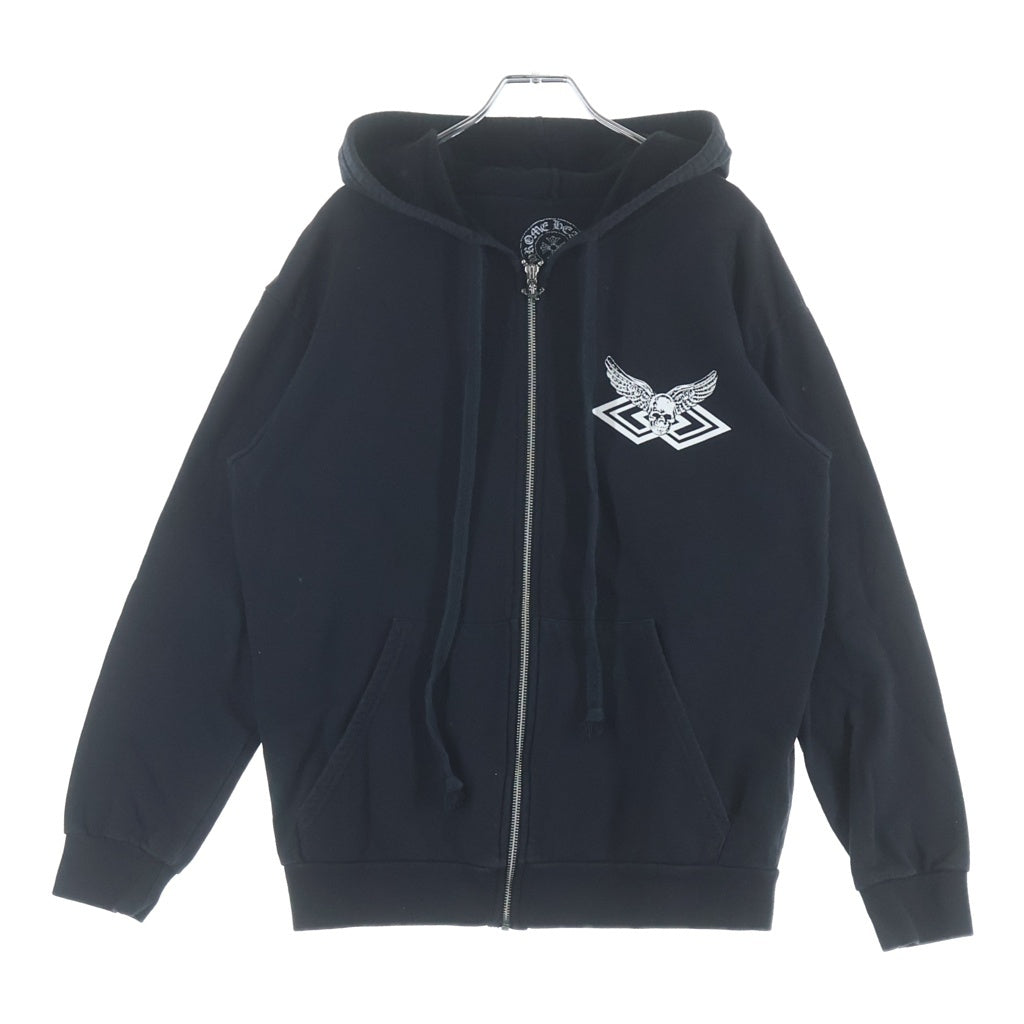 CHROME HEARTS(クロムハーツ) SWTSHRT HD ZIP FOTI フォティバックプリントジップアップパーカー