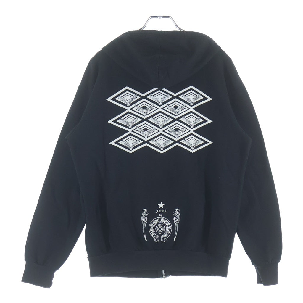 CHROME HEARTS(クロムハーツ) SWTSHRT HD ZIP FOTI フォティバックプリントジップアップパーカー