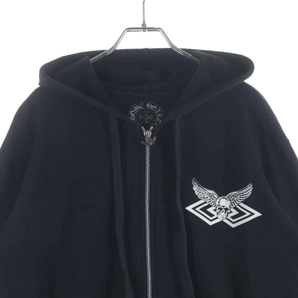 CHROME HEARTS(クロムハーツ) SWTSHRT HD ZIP FOTI フォティバックプリントジップアップパーカー