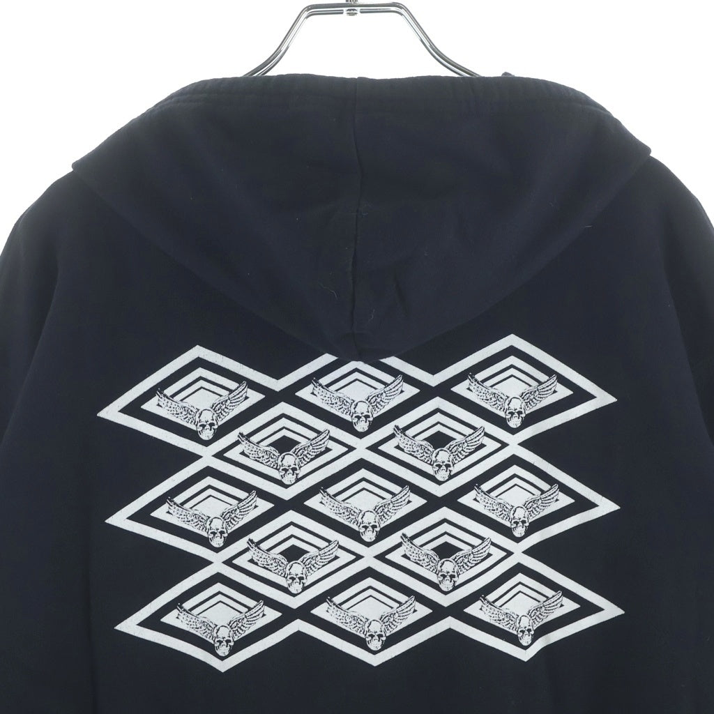 CHROME HEARTS(クロムハーツ) SWTSHRT HD ZIP FOTI フォティバックプリントジップアップパーカー